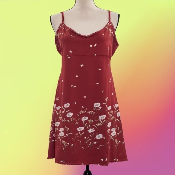 BCBGENERATION Red Floral Mini Sleeveless Dress - Picture 13 of 13